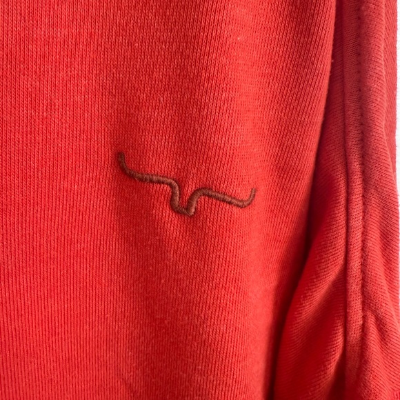 Kimes Ranch Ombré Monterey Dipped Hoodie Sweatshirt Garment Dyed Crop Western - Picture 4 of 4